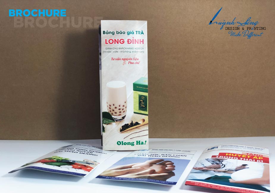 Brochure Sản Phẩm Gấp 4 Cánh